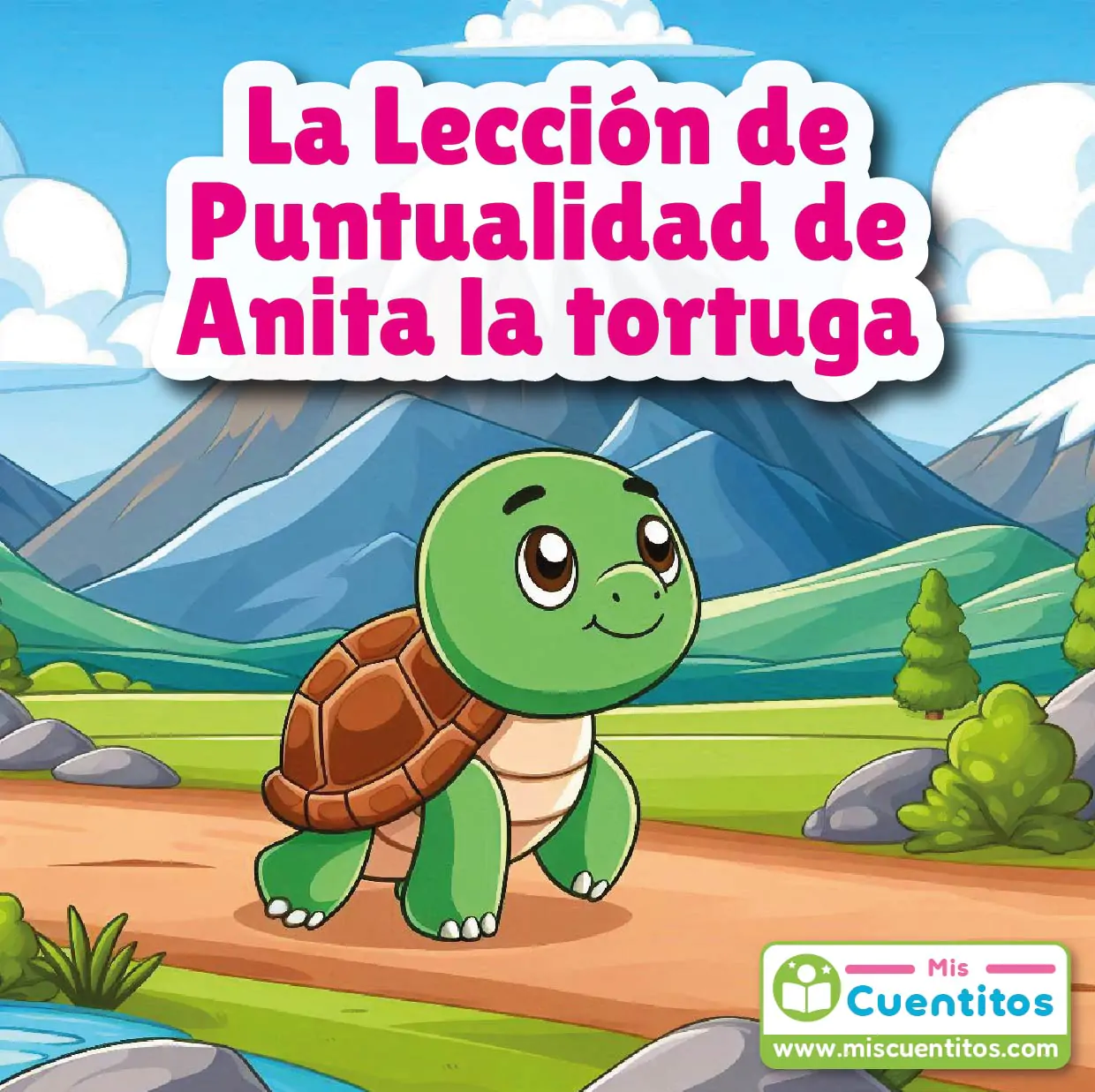 Cuento La Lección de Puntualidad de Anita la tortuga 0