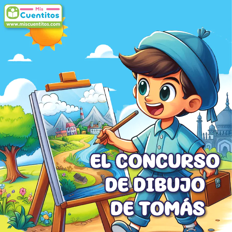 mis cuentitos El concurso de dibujo de Tomás+pagina 0