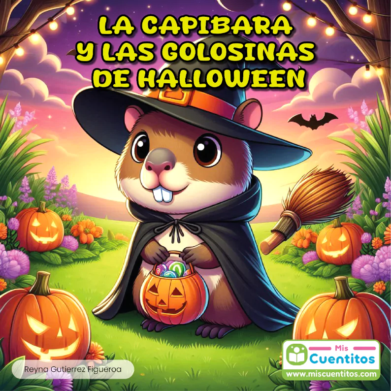 mis cuentitos La Capibara y las Golosinas de Halloween+pagina 0