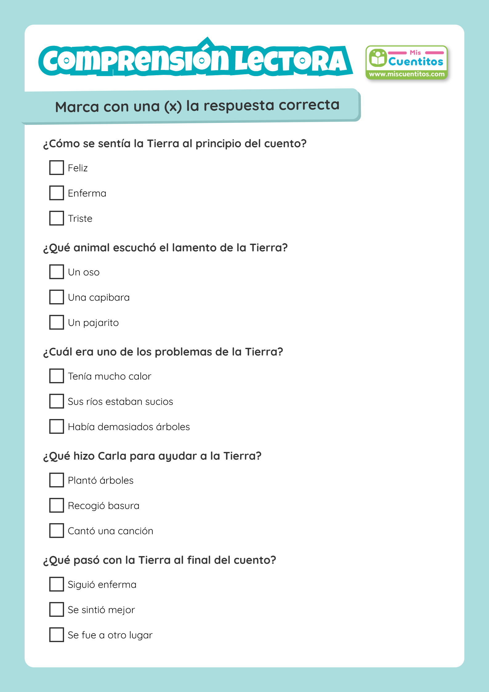 Los Lamentos de la Tierra opciones multiples 2 (2)